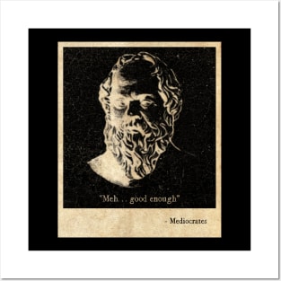 Mediocrates Vintage Style Posters and Art